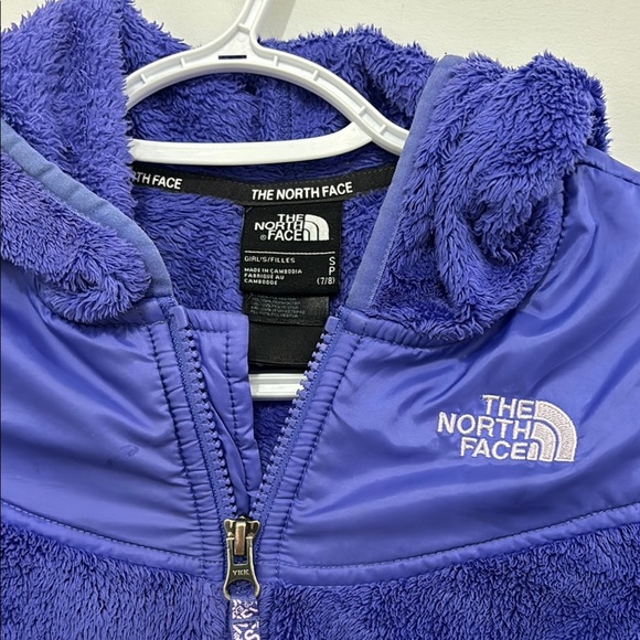 The North Face Kids' Purple Fleece Hoodie - Picture 2 of 3